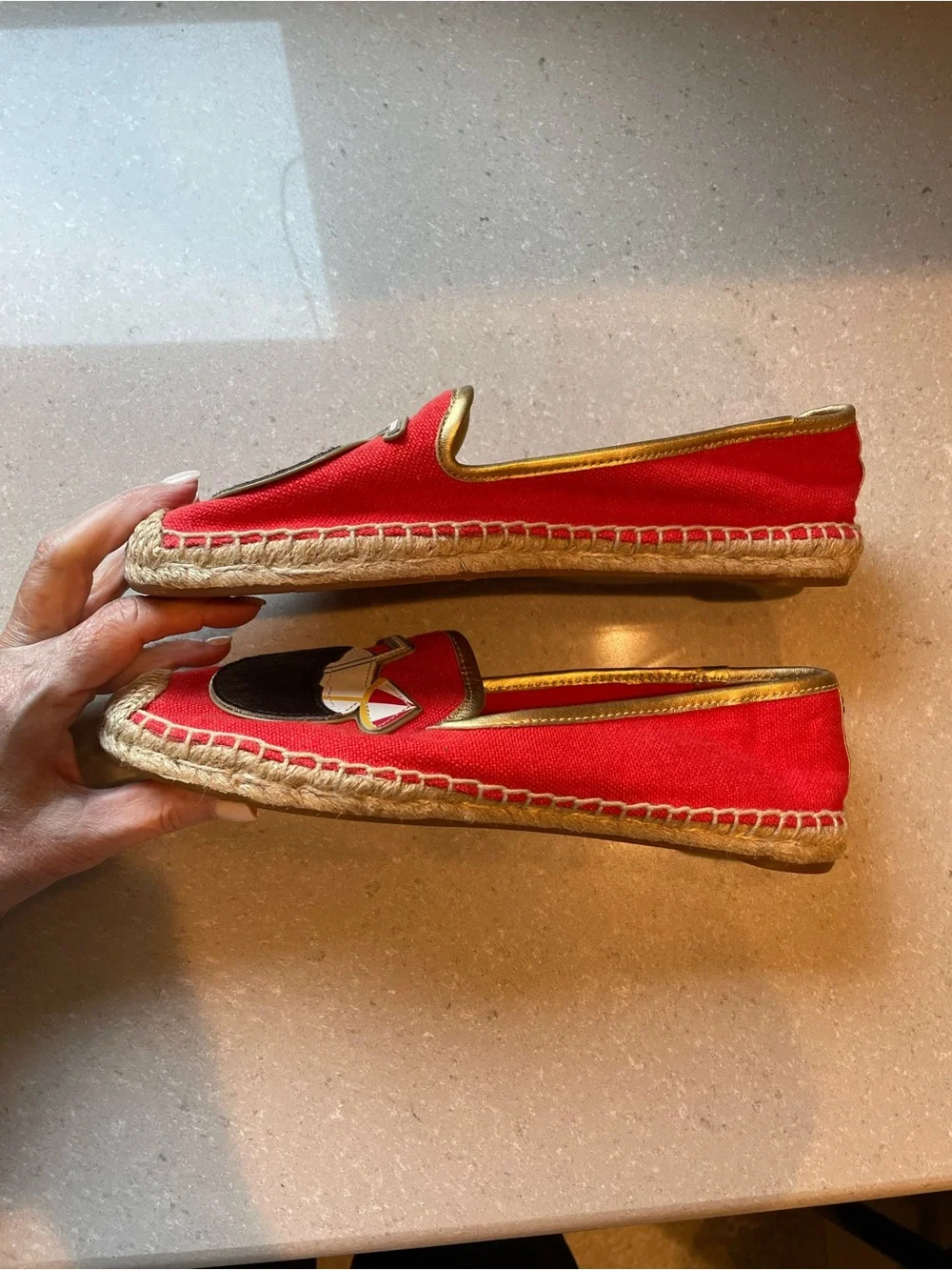 Tory Burch Coco Espadrilles | Samba/Gold